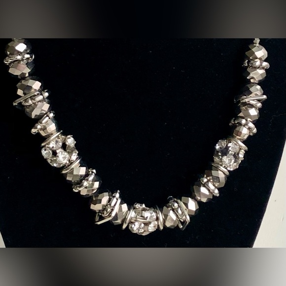 Unique Silver Tone/Bronze Necklace - Picture 4 of 13